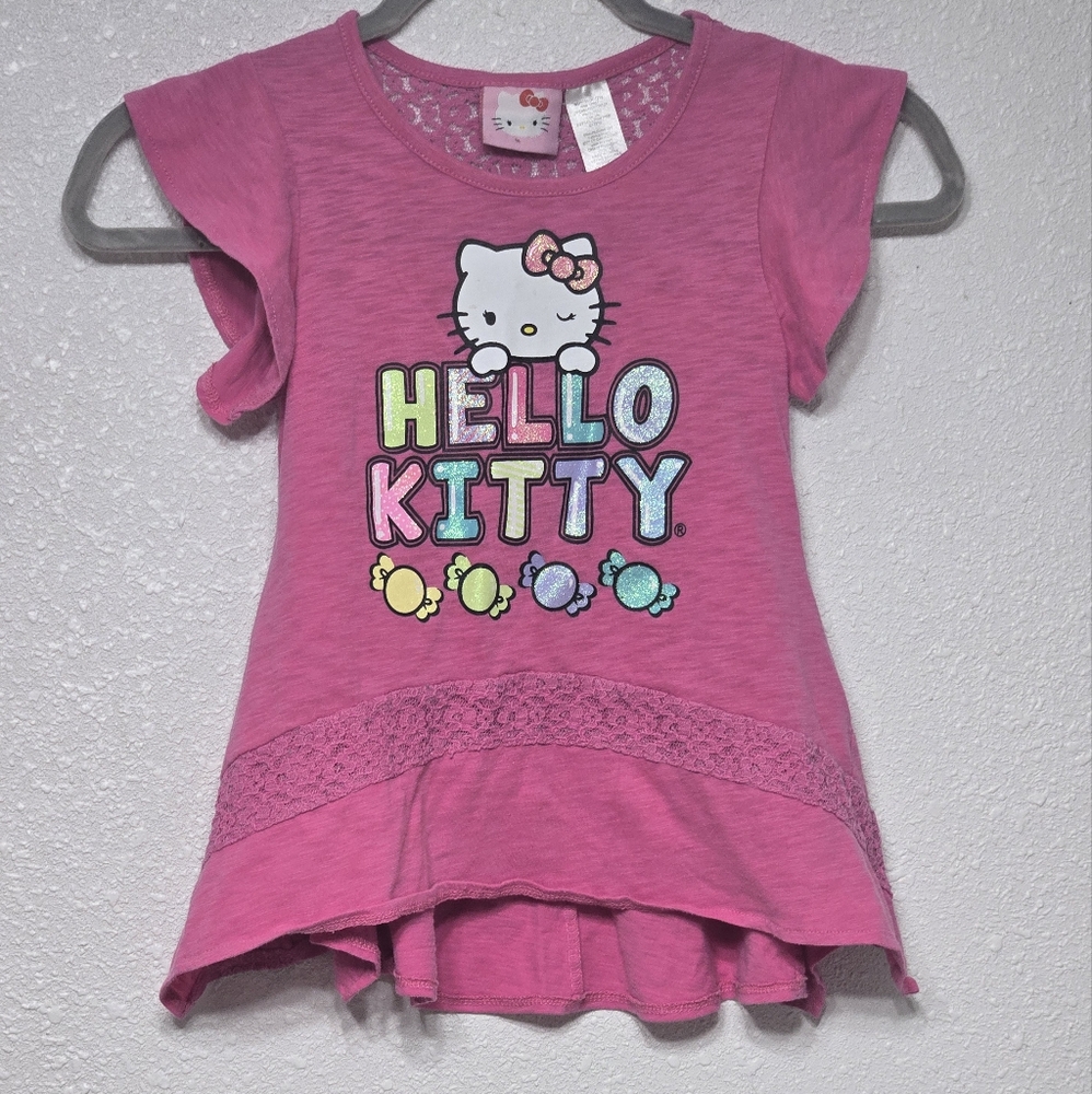 Hello Kitty Girls Pink Shirt, size 6/6X